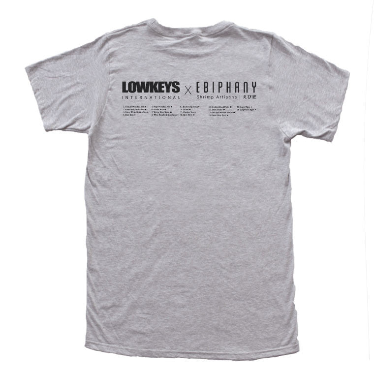 LOWKEYS X EBIPHANY 'FWODS' T-Shirt (Front + Back Print)